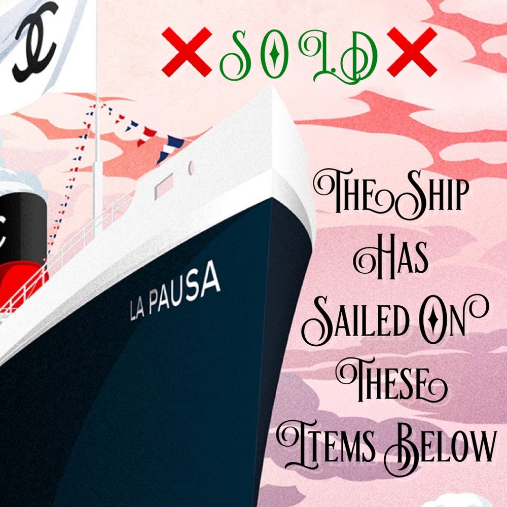 The Items Below Are Sold.
